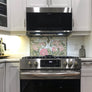 Custom Porcelain Mosaic Backsplash / Fireplace / Art