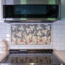 Custom Porcelain Mosaic Backsplash / Fireplace / Art