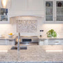 Custom Porcelain Mosaic Backsplash / Fireplace / Art