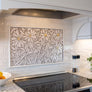 Custom Porcelain Mosaic Backsplash / Fireplace / Art