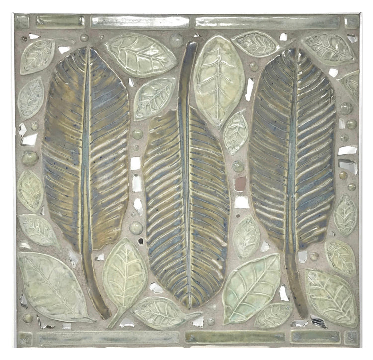 Custom Porcelain Mosaic Backsplash / Fireplace / Art