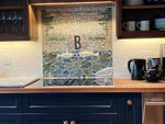 Custom Porcelain Mosaic Backsplash / Fireplace / Art