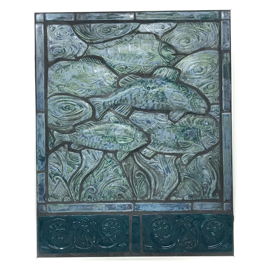 Within the Waters-  Porcelain 12" x 12" Mosaic Tile