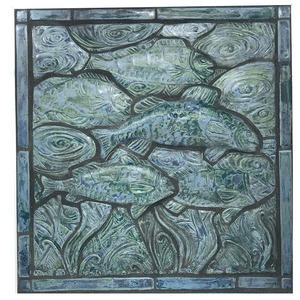 Within the Waters-  Porcelain 12" x 12" Mosaic Tile