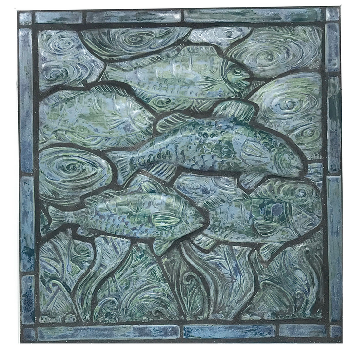 Within the Waters-  Porcelain 12" x 12" Mosaic Tile
