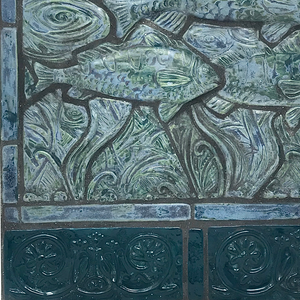 Within the Waters-  Porcelain 12" x 12" Mosaic Tile