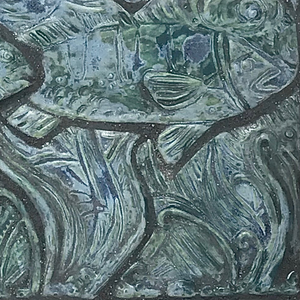 Within the Waters-  Porcelain 12" x 12" Mosaic Tile