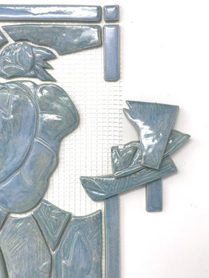 Within the Waters-  Porcelain 12" x 12" Mosaic Tile