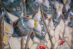 Custom Porcelain Mosaic Backsplash / Fireplace / Art