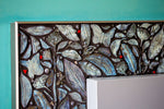Custom Porcelain Mosaic Backsplash / Fireplace / Art